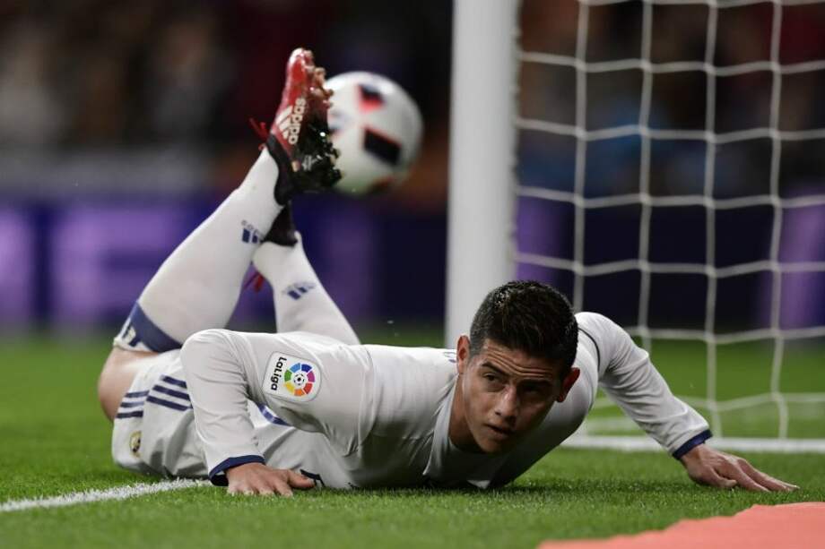 James Rodríguez, mediocampista del Real Madrid. Foto: AFP