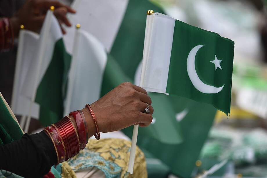 Imagen de referencia de la bandera de Pakistán.