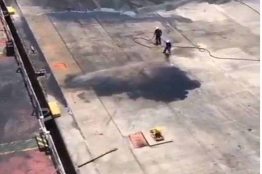 Por ahora las autoridades del puerto no se han pronunciado oficialmente. / Tomado de Twitter