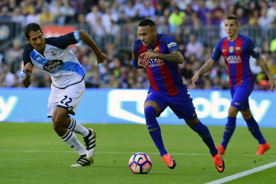 Neymar, delantero del Barcelona. Foto: AFP