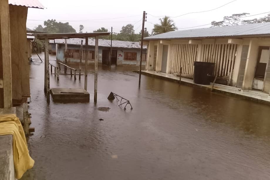 Las lluvias en Chocó han dejado inundaciones desde el pasado 13 de agosto.