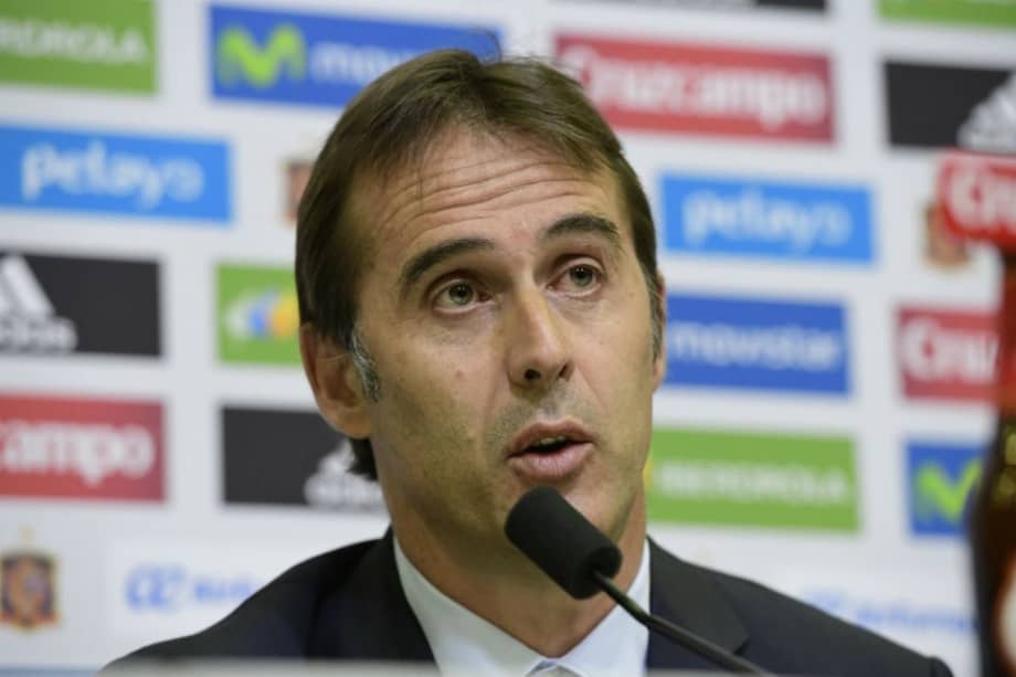 Julen Lopetegui, nuevo técnico de España. Foto: AFP