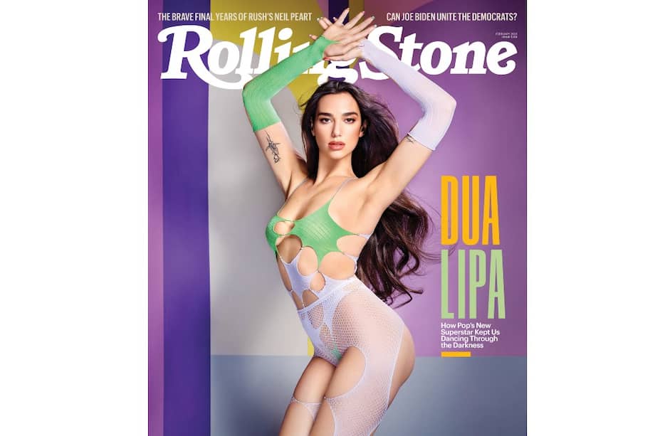 Dua Lipa fue fotografiada por David LaChapelle para Rolling Stone.