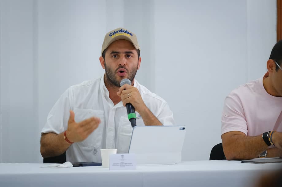 Gobernador de Córdoba, Erasmo Zuleta Bechara en el Consejo de Ministros.