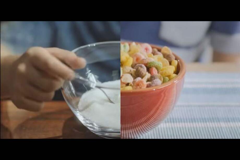 Fotograma del mensaje informativo de RedPaPaz