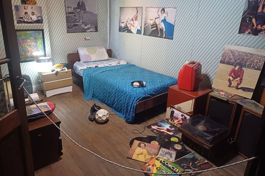 Cuarto de Maradona en la Casa de D10S.