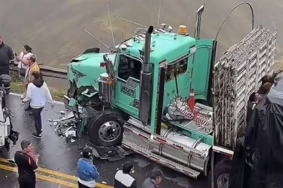 Accidente vía Pamplona
