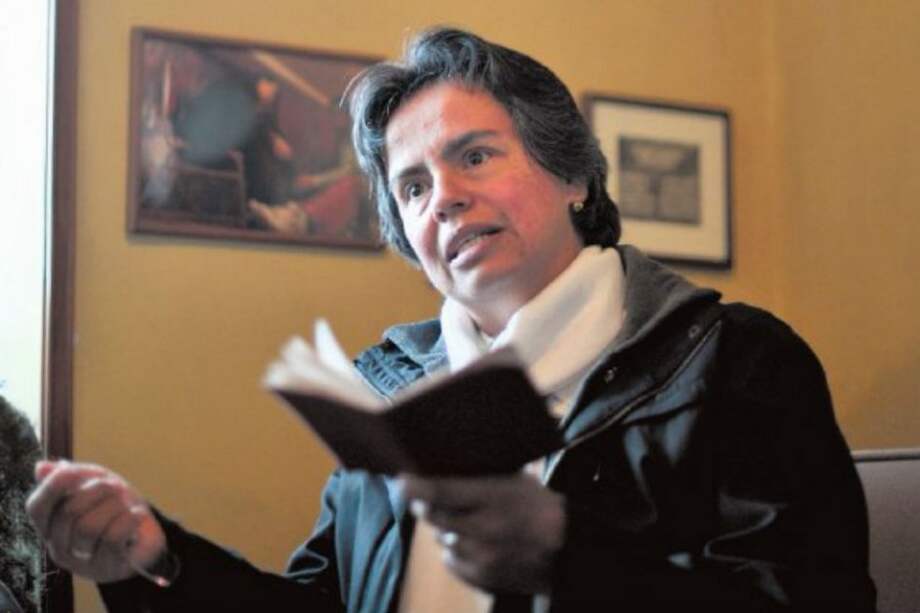 Marisol Garzón, hermana de Jaime Garzón, fue una de las víctimas que estuvo en la firma del acuerdo del pasado martes entre Farc y Gobierno. / Luis Ánge