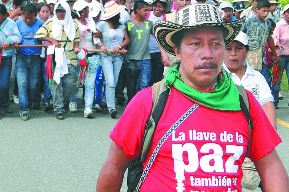 El líder indígena Feliciano Valencia insiste en la desmilitarización de sus territorios.