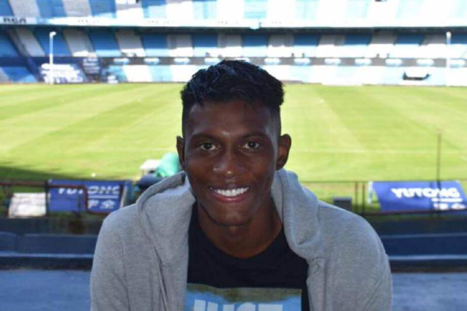 Mateo Casierra, delantero colombiano de Racing de Avellaneda. / Karen Colmenares