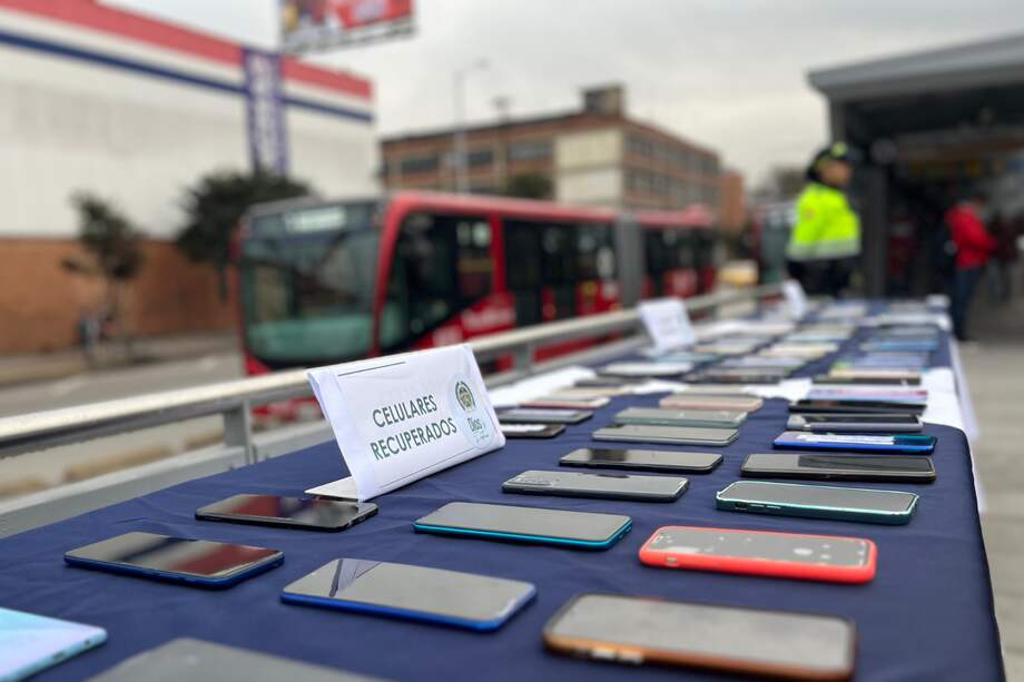 En lo corrido del 2024, la Policía ha recuperado 349 celulares, 320 celulares en procedimientos de captura en flagrancia y 29 mediante identificación de IMEI