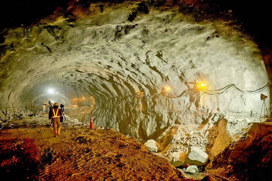 Sección de uno de los túneles principales. / Fotos Andrés Torres