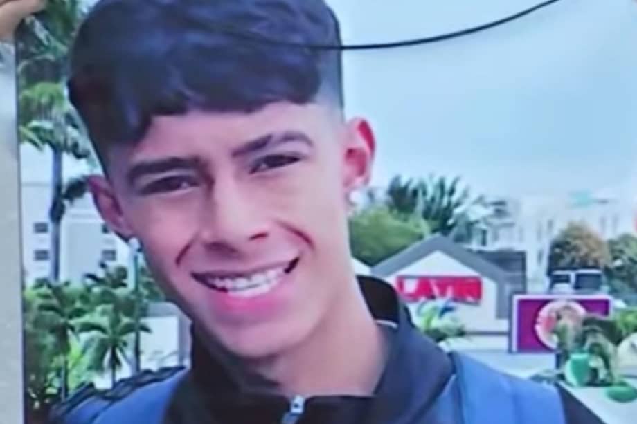 Gabriel Cano de 18 años.