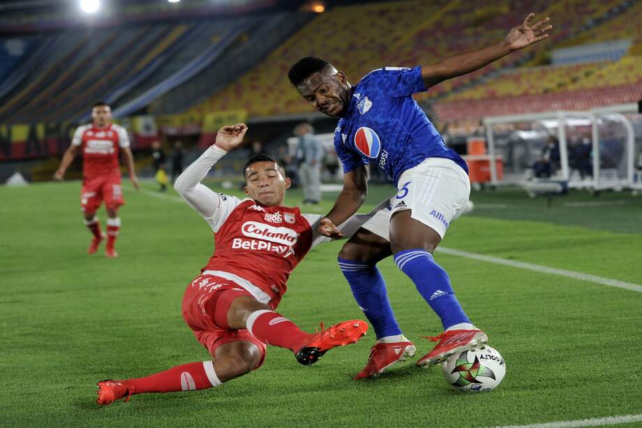 El último clásico capitalino se lo llevó Millonarios con una victoria de 2-0.