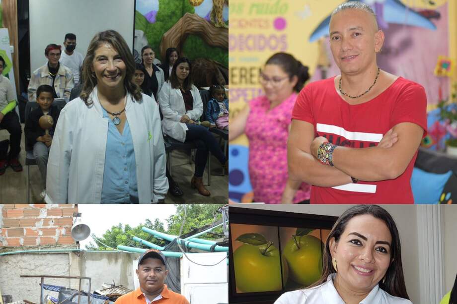 María del Pilar Echeverri, Jaime Abello, Ever Roncallo y Diana Castro.