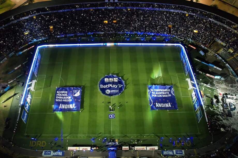 Un bello espectáculo se vivió en el estadio El Campín.