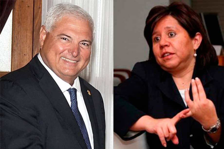 Ricardo Martinelli y María del Pilar Hurtado.