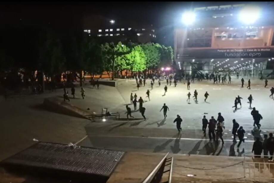 Parque de los Deseos, en Medellín.