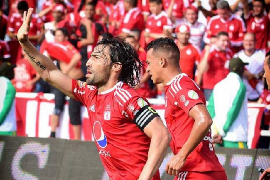 Ernesto Farías, delantero de América de Cali. Foto: América de Cali