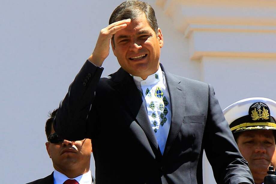 Presidente de Ecuador Rafael Correa.
