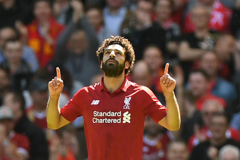 Mohammed Salah, jugador del Liverpool. / AFP