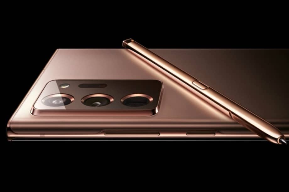 Así luciría el nuevo Galaxy Note 20, según imágenes publicadas en el sitio web de Samsung Rusia.