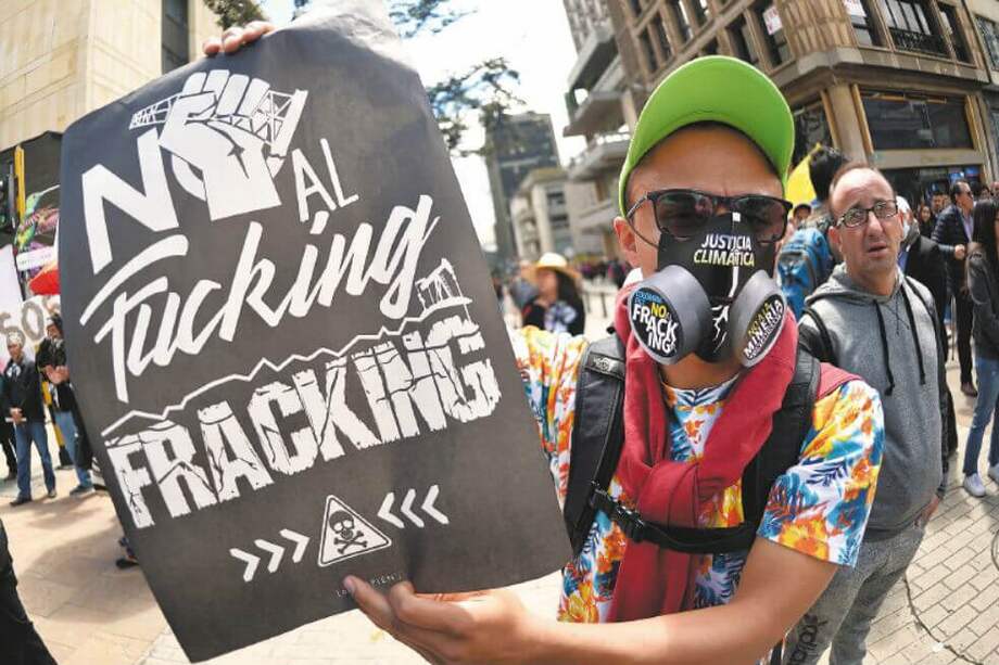 El gobierno de Iván Duque ha tenido que enfrentar el debate sobre la explotación petrolera a través del Fracking. / Diego Cuevas – El Espectador