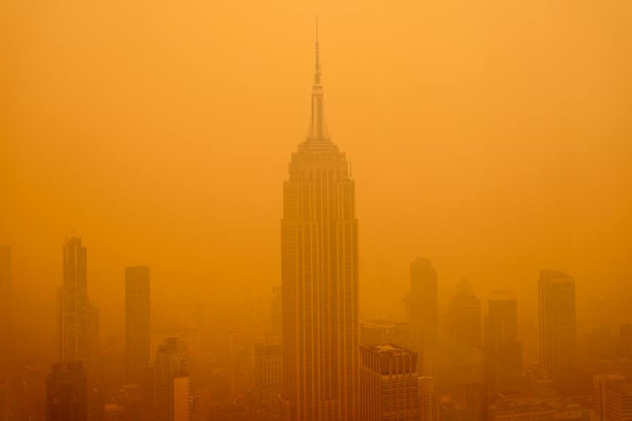 Nueva York encendió una alerta por los peligrosos niveles de calidad del aire y contaminación. Te contamos por qué.
