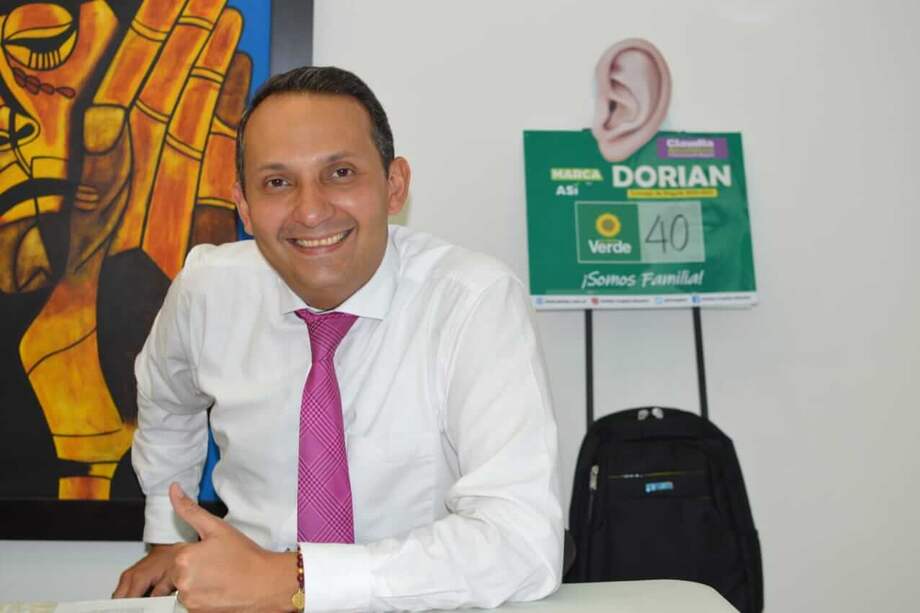 Dorian Coquies es candidato al Concejo por la Alianza Verde. / Cortesía