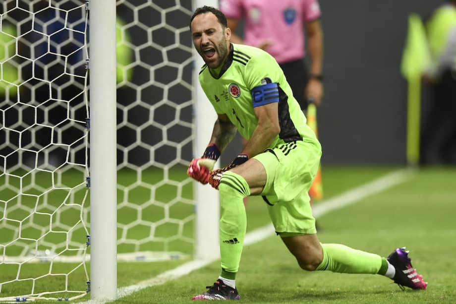 El arquero antioqueño David Ospina fue la figura en la tanda de penaltis ante Uruguay. Atajó dos cobros.