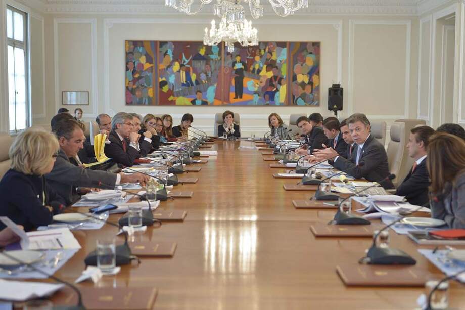 La directriz del presidente Santos a su gabinete es salir a las regiones a hablar de los beneficios que le traería la paz a Colombia en todos los campos. / SIG