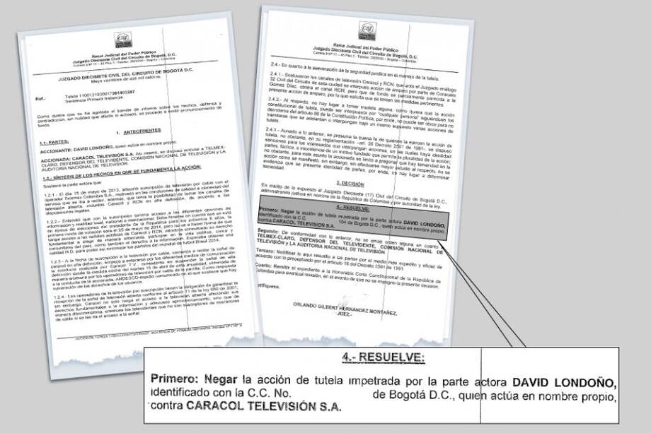 Caracol TV gana acción de tutela sobre su señal HD