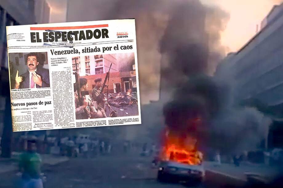 El 27 de febrero de 1989 comenzó una serie de protestas que se prolongaron hasta el 8 de marzo. / Fotomontaje El Espectador