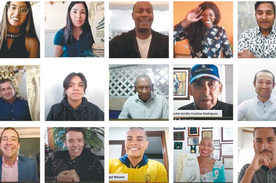 Estos fueron nuestros galardonados en la edición 60 del Deportista del Año de El Espectador y Movistar. De izquierda a derecha comenzando por arriba: María A. Bernal, Paula Patiño, Édgar Rentería, Caterine Ibargüen, Dónovan Solano, Luis Herrera, Diego Amaya, Antonio Cervantes, Martín Rodríguez, Leonardo Páez , Jonathan Gómez, Rigoberto Urán, Miguel Ángel Rincón, María Isabel Urrutia y Daniel F. Martínez.