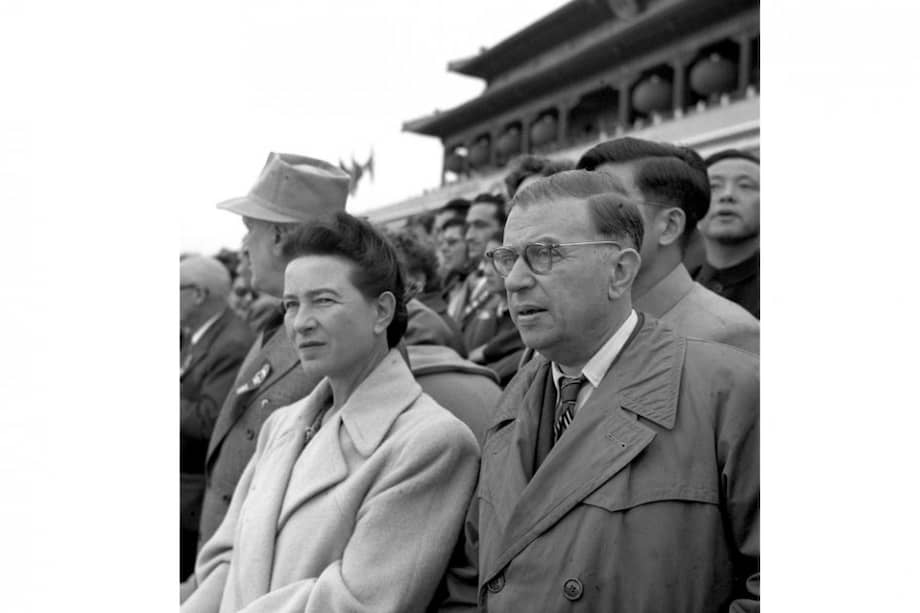 Simone de Beauvoir y Jean-Paul Sartre.
