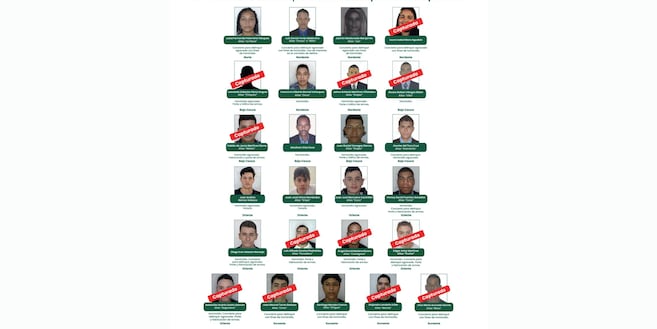 Ya son 12 los capturados del cartel de los más buscados por homicidio en Antioquia