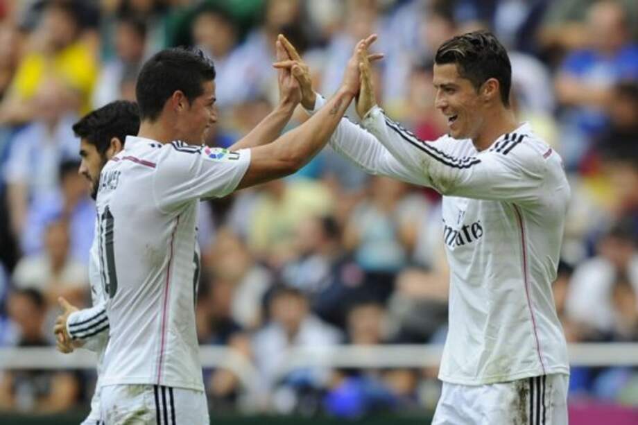 James Rodríguez, mediocampista del Real Madrid//AFP