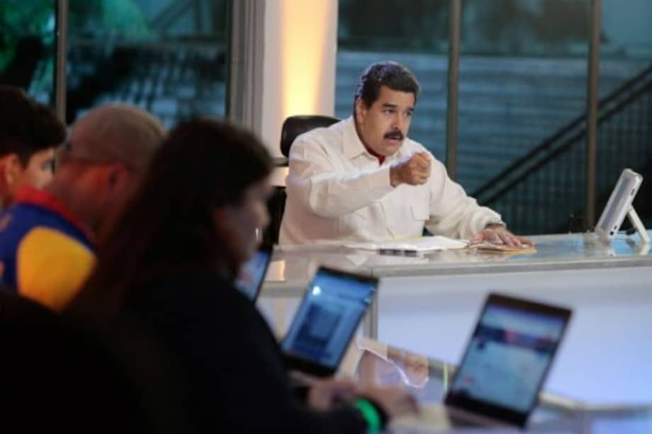 Maduro amenaza con estado de "conmoción interior" en Venezuela