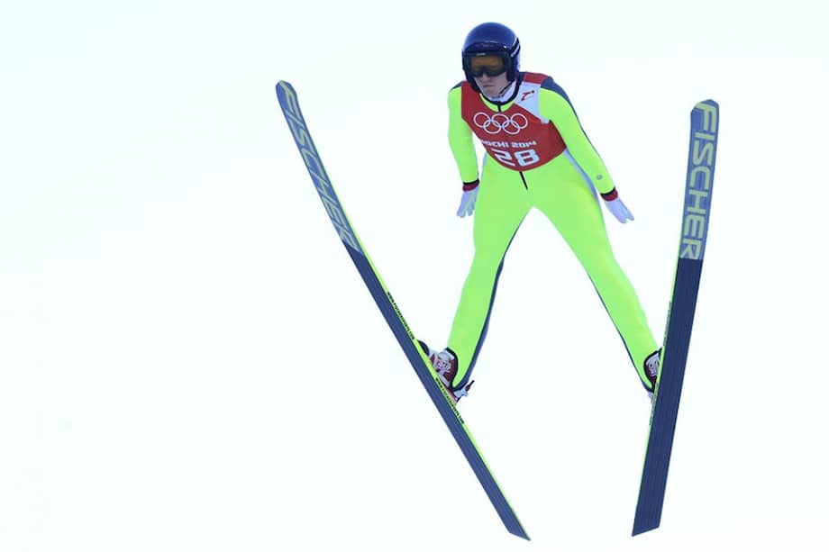 Daniela Iraschko-Stolz. AFP