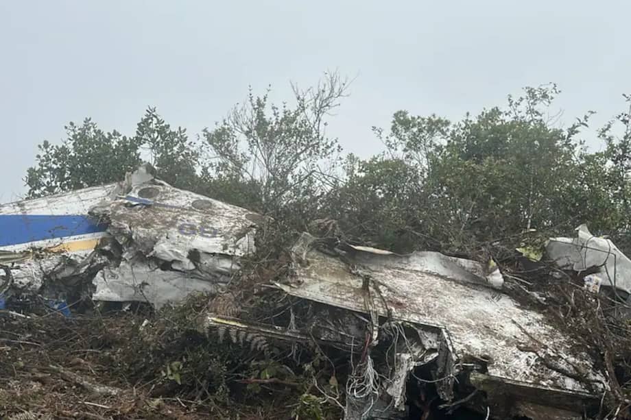 La avioneta fue hallada en la vereda Curasica.