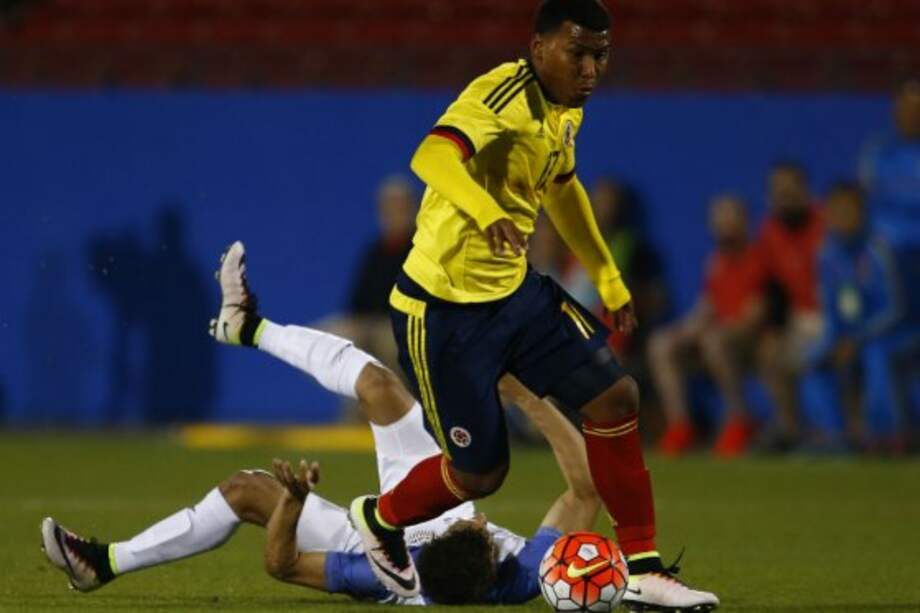 Roger Martínez fue la figura en la clasificación de Colombia a los Juegos Olímpicos. / EFE