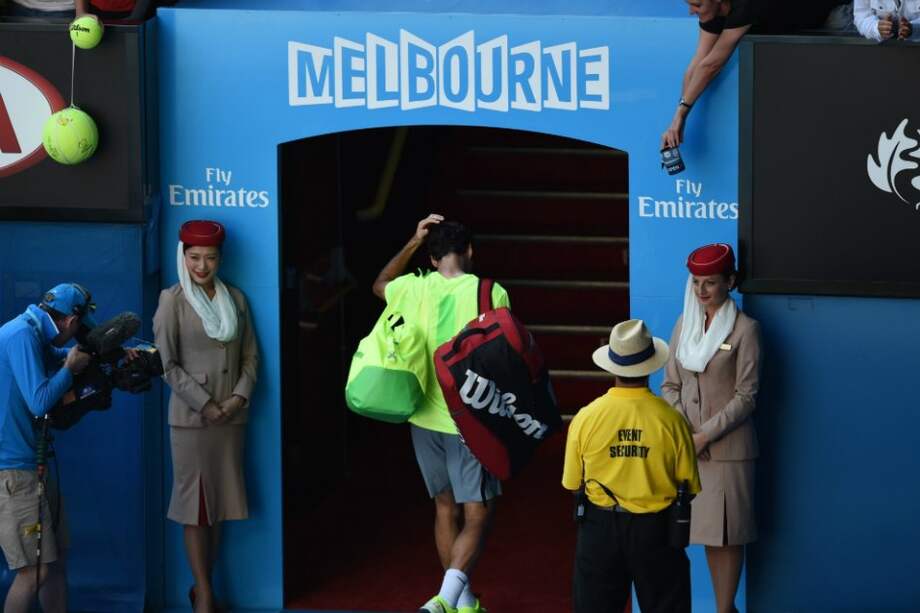 Roger Federer se despide del abierto de Australia