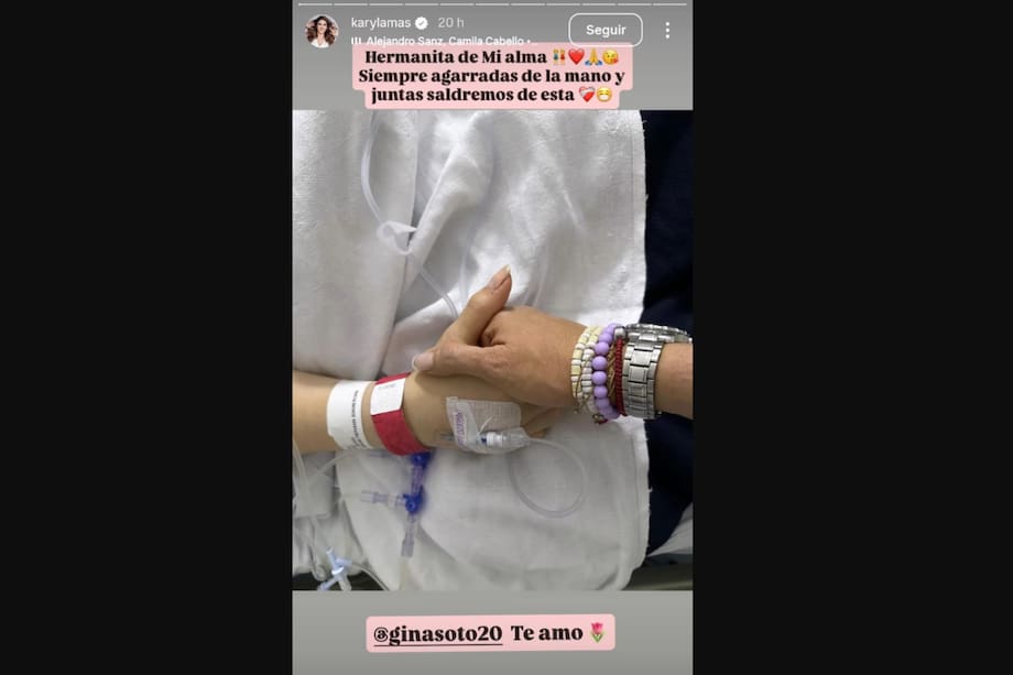 Esta fue la publicación que compartió Ana Karina Soto.