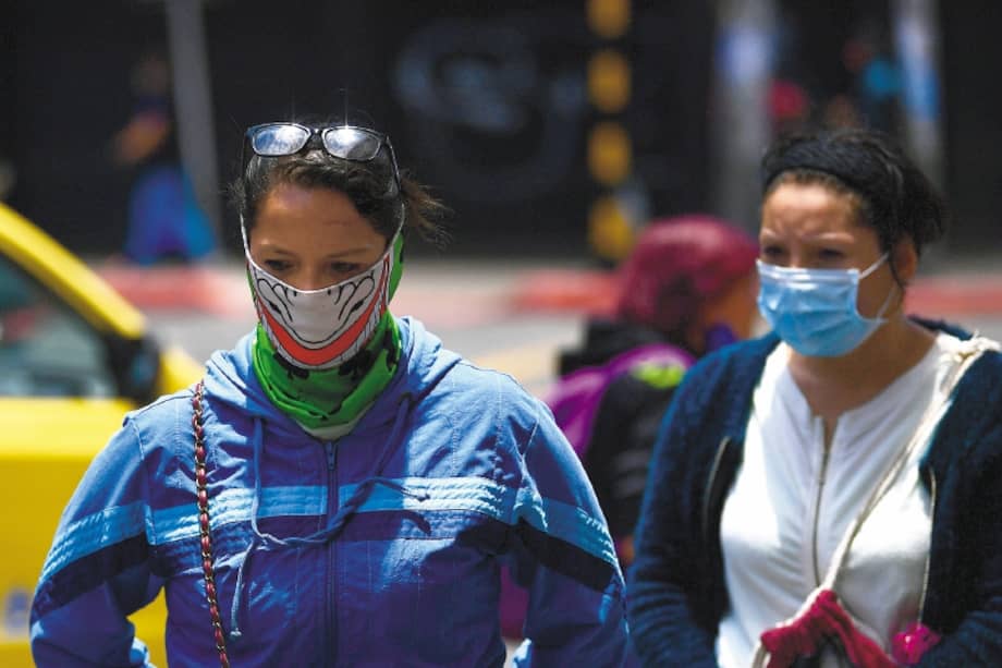 Filas mercados, bancos y tapabocas cuarentena coronavirus