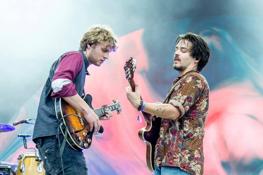 Antonio Greger (izquierda) es el nuevo integrante de la agrupación. Clemens Rehbein (derecha) es el fundador de la banda, junto con Philipp Dausch. / AP