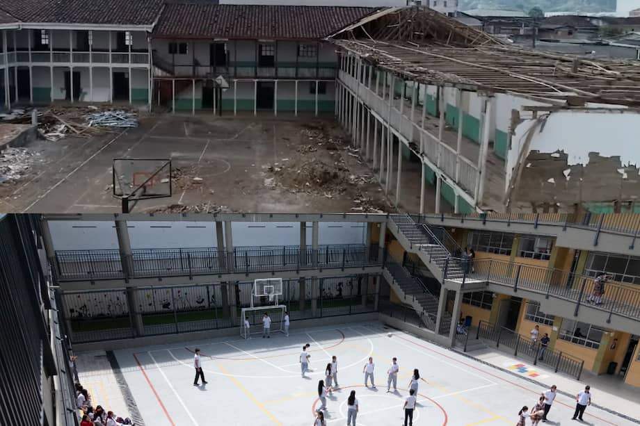 Las instalaciones actuales tienen canchas deportivas, tres plantas y salas múltiples.