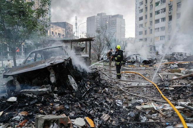 Un bombardeo contra Kiev, Ucrania, deja cerca de 20 muertos antes de la cumbre de la OTAN