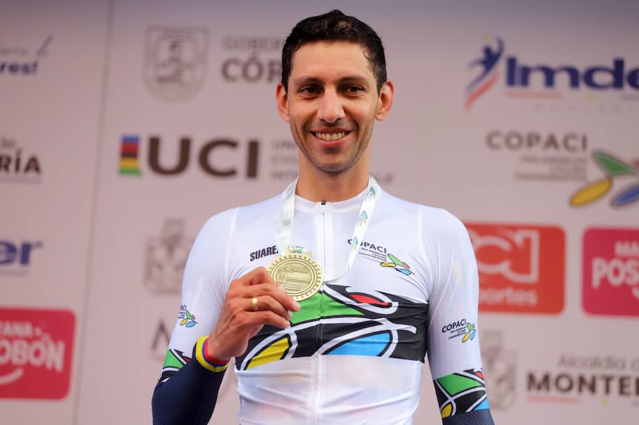 El ciclista antioqueño Wálter Vargas, múltiple campeón panamericano en la contrarreloj.