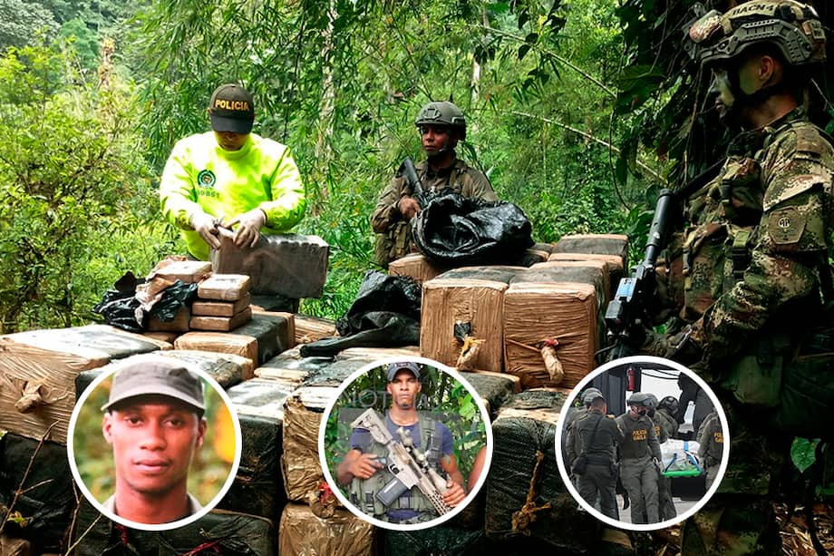 El miércoles pasado, según las autoridades colombianas, la estructura de "Guacho" habría sido la responsable de masacrar a tres miembros del Cuerpo Técnico de Investigación (CTI)./AFP y RPTV Noticias.