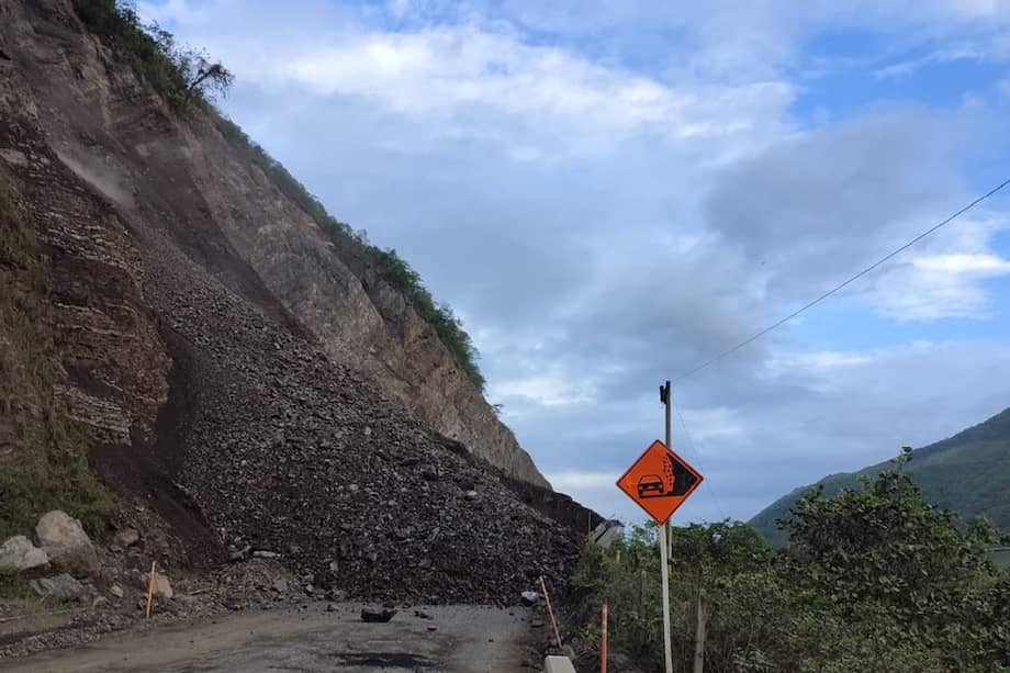 El derrumbe se presentó en el sector de Peñas Blancas, el 8 de marzo.